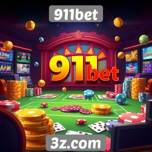 Plataforma 911bet oferece diversidade em jogos de cassino