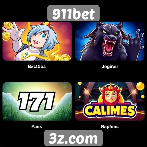 Novos jogos disponíveis na plataforma 911bet